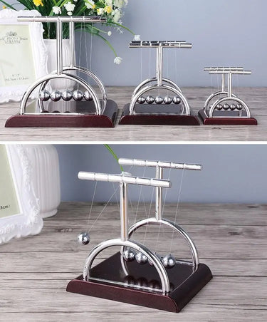 Newtons Cradle Steel Balls T Style Pendulum-Your Soul Place